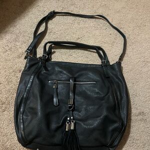 Moda Luxe Black Shoulder Bag